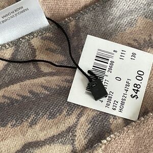 Chic Tan and Gray Wrap Scarf Accessories